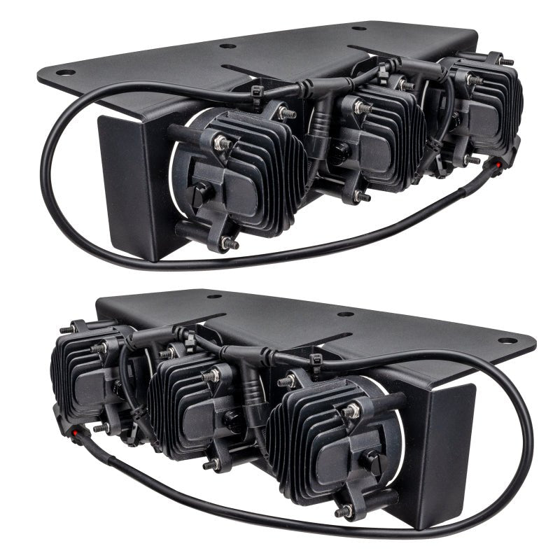 ORACLE Lighting - Oracle High 21 - 22 Ford Bronco Triple LED Fog Light kit for Steel Bumper - Panda Motorworks