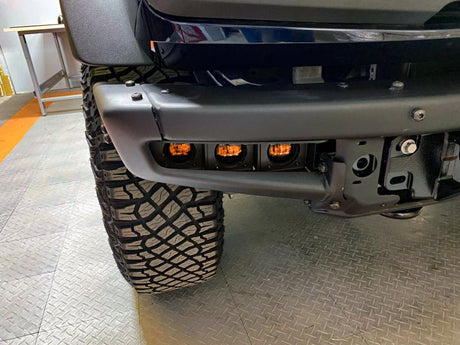 ORACLE Lighting - Oracle High 21 - 22 Ford Bronco Triple LED Fog Light kit for Steel Bumper - Panda Motorworks