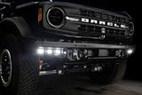 ORACLE Lighting - ORACLE Lighting 21 - 22 Ford Bronco Triple LED Fog Light Kit for Steel Bumper - White - Panda Motorworks