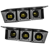 ORACLE Lighting - ORACLE Lighting 21 - 22 Ford Bronco Triple LED Fog Light Kit for Steel Bumper - Yellow - Panda Motorworks