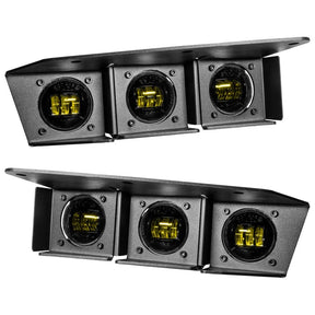ORACLE Lighting - ORACLE Lighting 21 - 22 Ford Bronco Triple LED Fog Light Kit for Steel Bumper - Yellow - Panda Motorworks