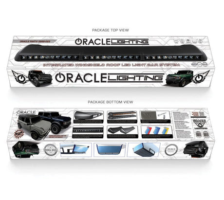 ORACLE Lighting - ORACLE LIGHTING INTEGRATED WINDSHIELD ROOF LED LIGHT BAR SYSTEM FOR 2021+ FORD BRONCO - Panda Motorworks
