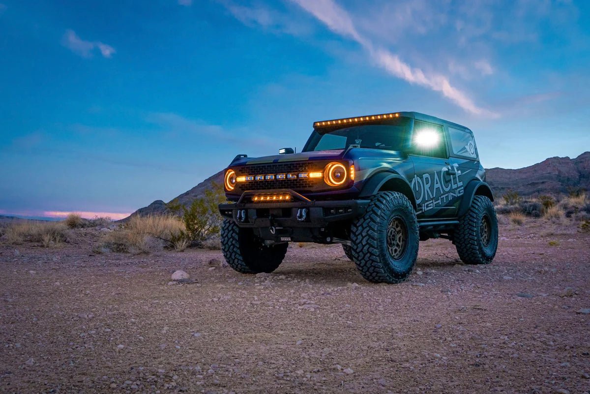 ORACLE Lighting - ORACLE LIGHTING INTEGRATED WINDSHIELD ROOF LED LIGHT BAR SYSTEM FOR 2021+ FORD BRONCO - Panda Motorworks