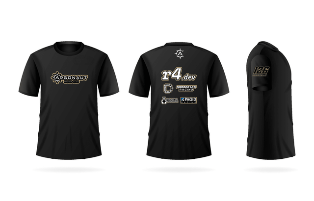 Panda Motorworks - 2025 Garage 126 Team T-Shirt – Argonaut Motor Club
