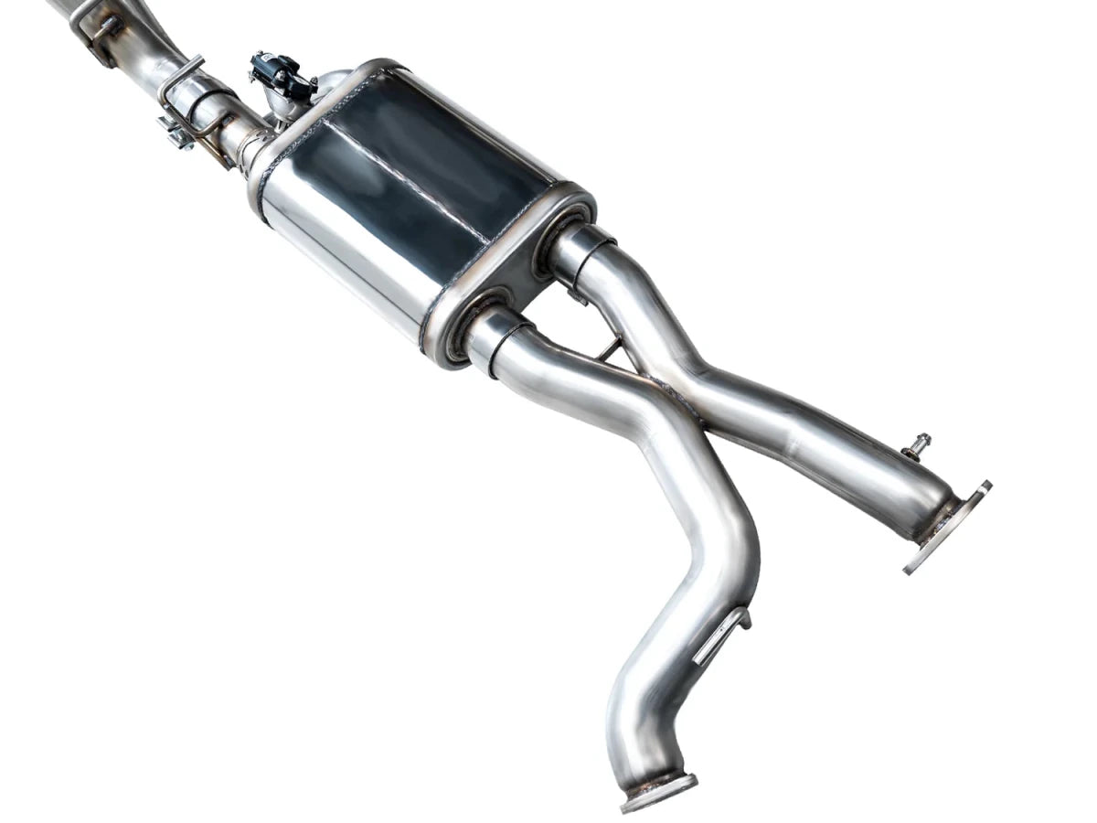 Panda Motorworks - AWE Tuning 22 - 24 Ford Bronco Raptor 4WD Dual BashGuards Cat - Back SwitchPath Exhaust (No Tips)