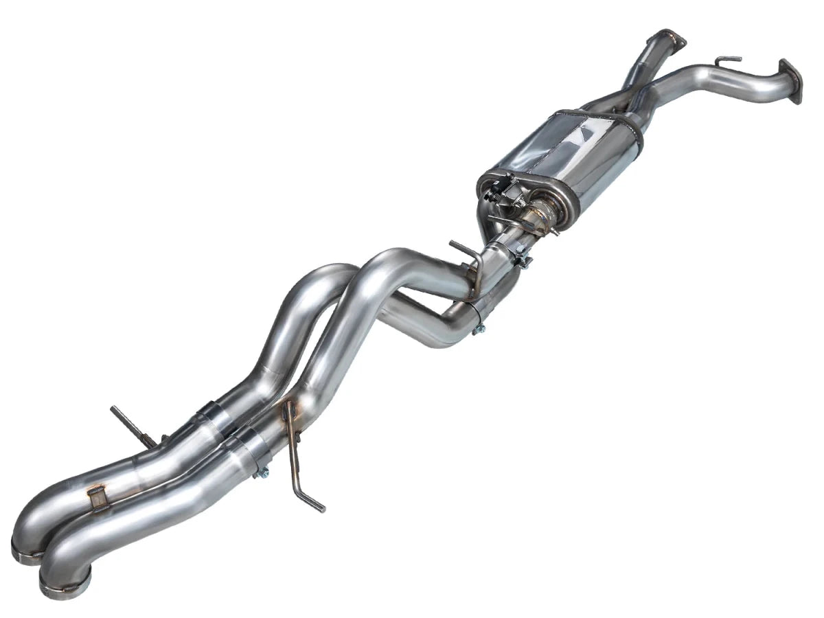 Panda Motorworks - AWE Tuning 22 - 24 Ford Bronco Raptor 4WD Dual BashGuards Cat - Back SwitchPath Exhaust (No Tips)