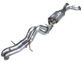 Panda Motorworks - AWE Tuning 22 - 24 Ford Bronco Raptor 4WD Dual BashGuards Cat - Back SwitchPath Exhaust (No Tips)
