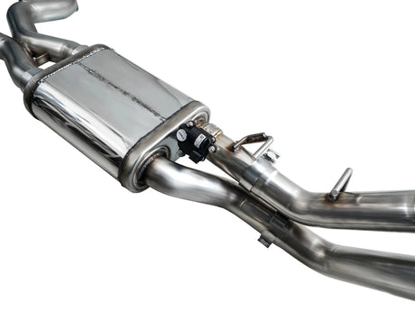 Panda Motorworks - AWE Tuning 22 - 24 Ford Bronco Raptor 4WD Dual BashGuards Cat - Back SwitchPath Exhaust (No Tips)