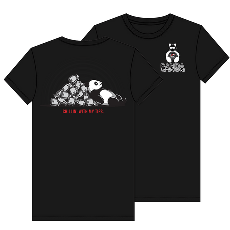 Panda Motorworks - Panda Motorworks “Chillin With My Tips” T-Shirt – Exclusive Panda Motorworks & AWE Design