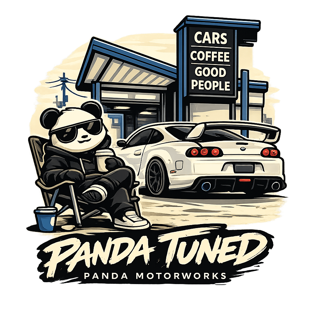 Panda Motorworks - Panda Toon'd Cars & Coffee T-Shirt