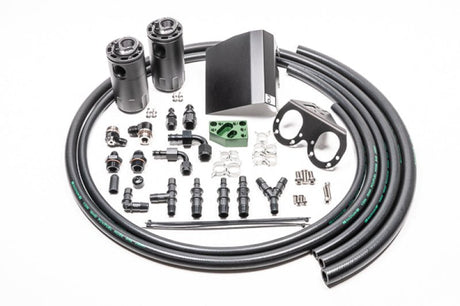 Radium Engineering - Radium Engineering 02-21 Subaru EJ-Series Fluid Lock Turbo Dual Catch Can Kit