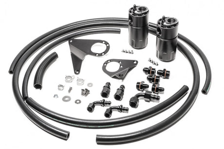 Radium Engineering - Radium Engineering Dual Catch Can Kit 08-16 Mitsubishi Evo Fluid Lock