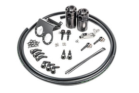 Radium Engineering - Radium Engineering Dual Catch Can Kit 17-19 Corvette LT1 w/ Dry Sump Fluid Lock