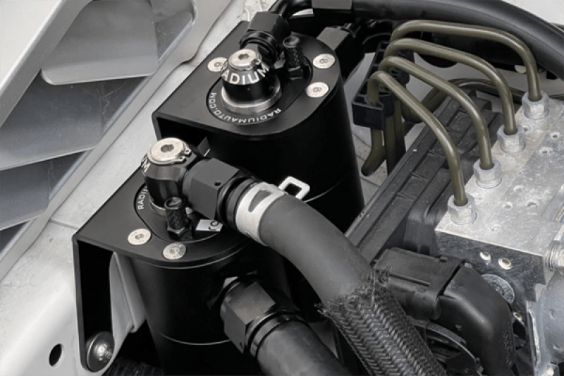 Radium Engineering - Radium Engineering Dual Catch Can Kit 2015+ Subaru WRX Fluid Lock