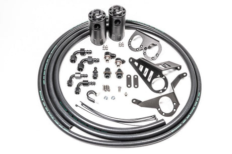 Radium Engineering - Radium Engineering Dual Catch Can Kit, MK4 Supra, Fluid Lock / 1994-2002 Toyota Supra (all versions)