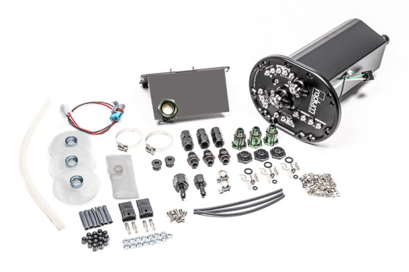 Radium Engineering - Radium Engineering Mazda RX7 FD Fuel Hanger Surge Tank Ti Automotive E5LM - Pumps Not Included