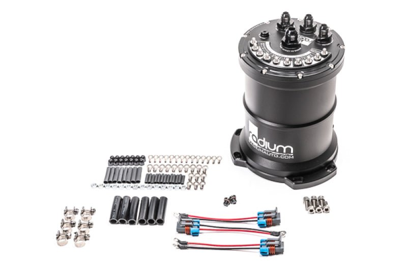 Radium Engineering - Radium Engineering Multi-Pump Fuel Surge Tank Fits Walbro F90000267/274/285 (Pumps Not Included)