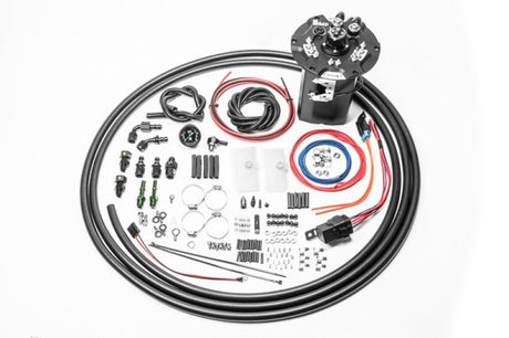 Radium Engineering - Radium Engineering Nissan 350Z/G35/G37/Q50 Fuel Hanger Surge Tank (Pumps Not Included) Walbro GSS342/AEM 50-1200