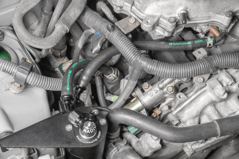 Radium Engineering - Radium Engineering PCV Catch Can Kit Nissan Z33 V35 VQ35DE Fluid Lock