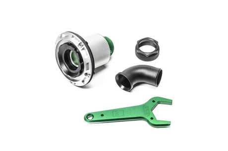 Radium Engineering - Radium Engineering Remote Mount Vented Female Dry Break 1.5in Elbow