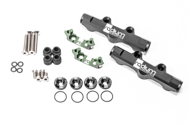 Radium Engineering - Radium Engineering Subaru EJ V1-2 Top Feed Conversion Fuel Rails V1-2