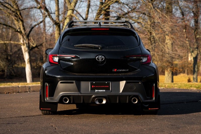 Rally Armor - Rally Armor 2023 Toyota GR Corolla Black UR Mud Flap - Panda Motorworks