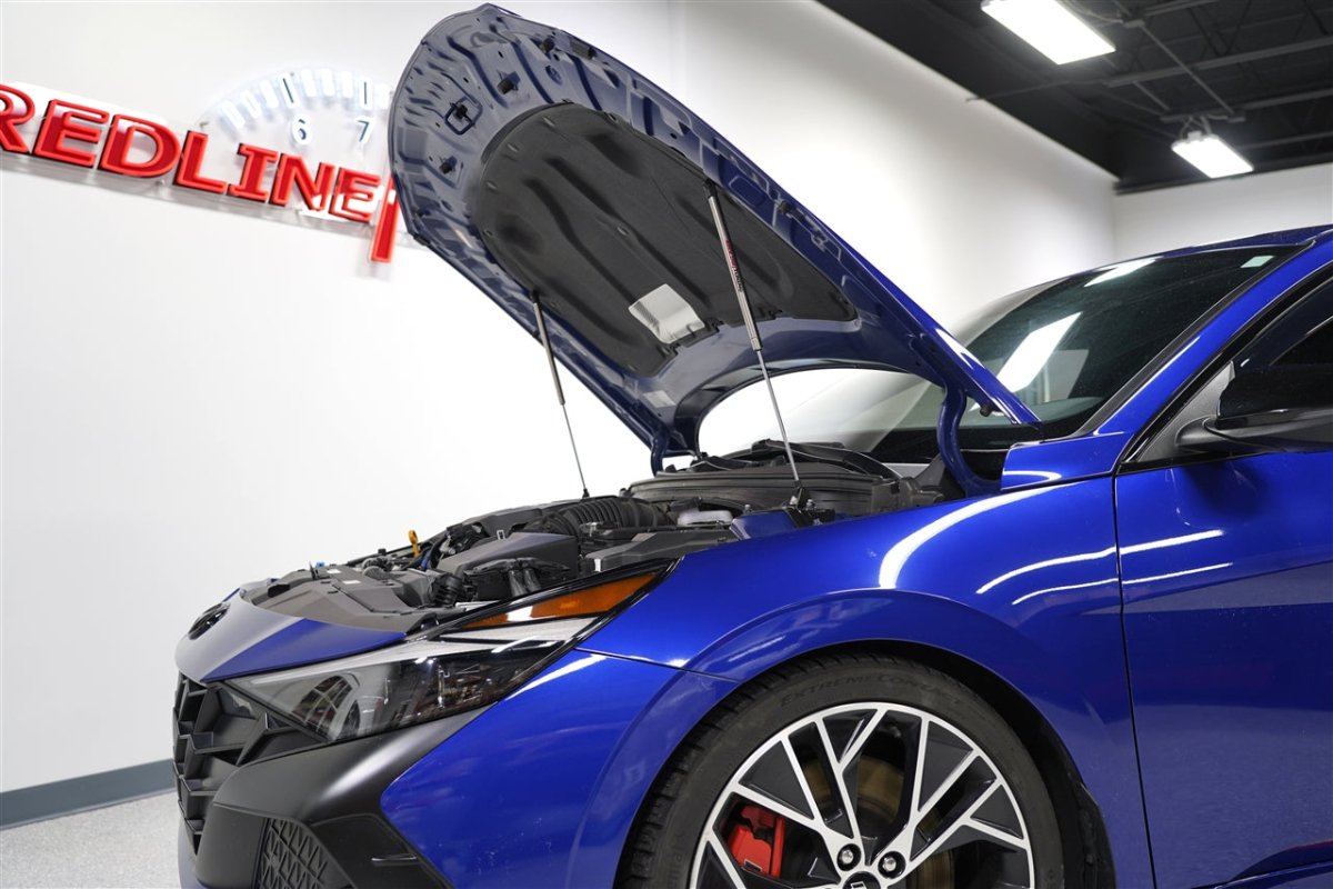 Redline Tuning - Redline Tuning 2021+ Hyundai Elantra Hood QuickLIFT ELITE - Panda Motorworks