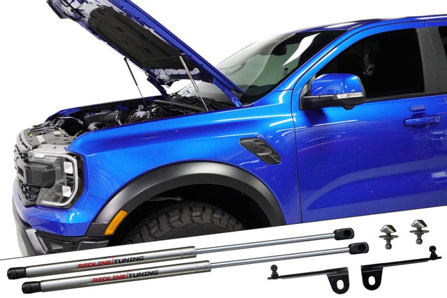 Redline Tuning - Redline Tuning 2024+ Ford Ranger Hood QuickLIFT ELITE - Panda Motorworks