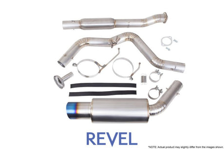 Revel - Revel 15 - 21 WRX/STi 11 - 14 WRX STi 08 - 14 WRX Ultra Ti Titanium Single Exit Catback Exhaust - Panda Motorworks