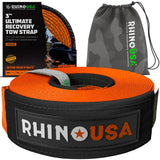Rhino USA - Rhino USA Recovery Tow Strap 3In x 30Ft