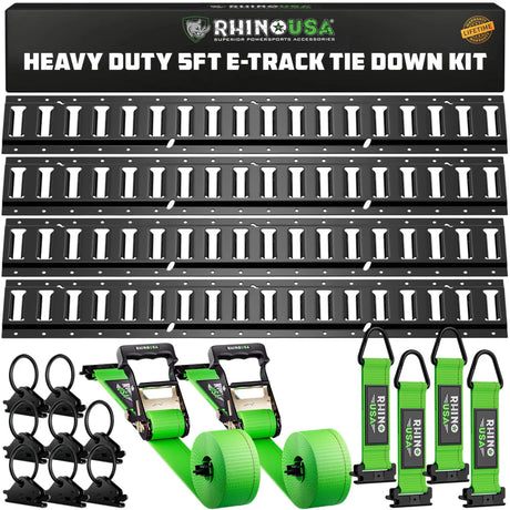 Rhino USA - Rhino USA Ultimate E - Track Tie - Down Kit