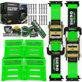 Rhino USA - Rhino USA UTV Wheel Chock Tie - Down Kit