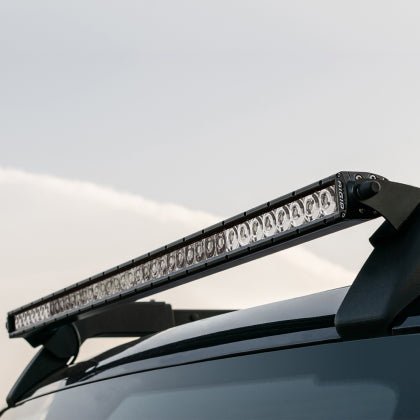 Rigid Industries - Rigid Industries 2021 Ford Bronco Roof Rack Light Kit (Incl. SR spot/flood Combo Bar)
