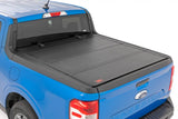 Rough Country - Rough Country Hard Tri - Fold Flip Up Bed Cover 4'6" Bed | Ford Maverick (22 - 24) - Panda Motorworks