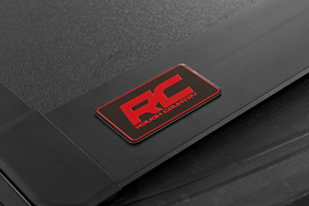 Rough Country - Rough Country Hard Tri - Fold Flip Up Bed Cover Chevy/GMC Canyon/Colorado (15 - 24) - Panda Motorworks