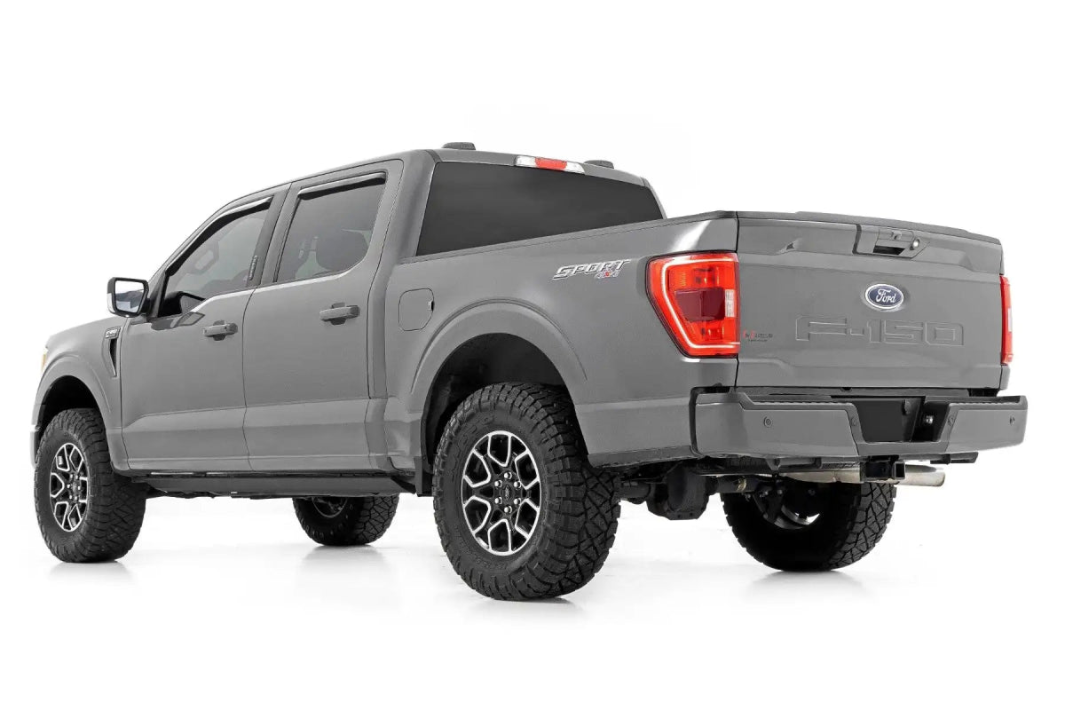 Rough Country - Rough Country Power Running Boards Dual Electric Motor | Ford F - 150 (15 - 24) | F - 250/F - 350 Super Duty (17 - 24) - Panda Motorworks