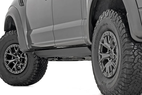 Rough Country - Rough Country Power Running Boards Dual Electric Motor Ford F - 150 (15 - 25) | F - 250/F - 350 Super Duty (17 - 25)