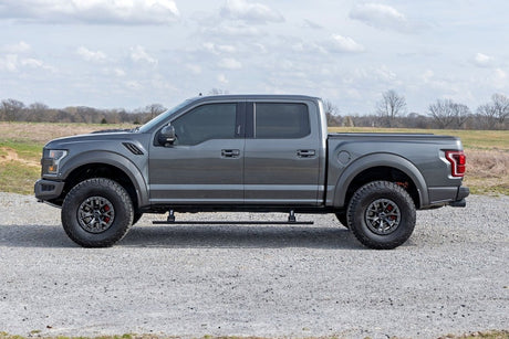 Rough Country - Rough Country Power Running Boards Dual Electric Motor Ford F - 150 (15 - 25) | F - 250/F - 350 Super Duty (17 - 25)