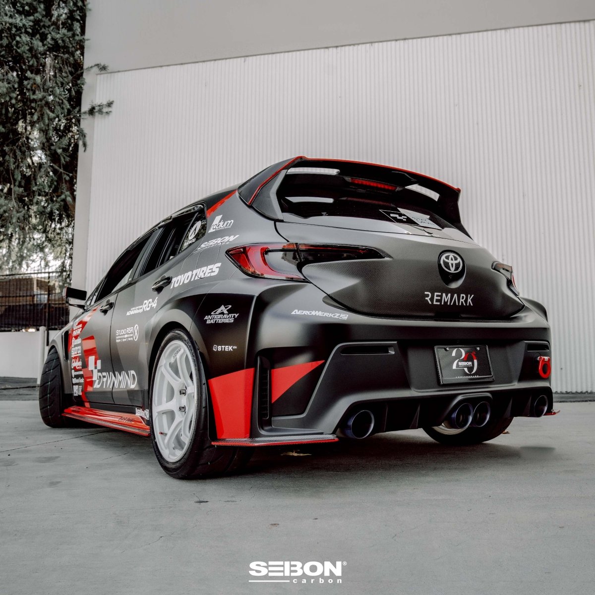Seibon - Seibon 2023+ Toyota GR Corolla OE - Style Carbon Fiber Rear Spoiler - Panda Motorworks