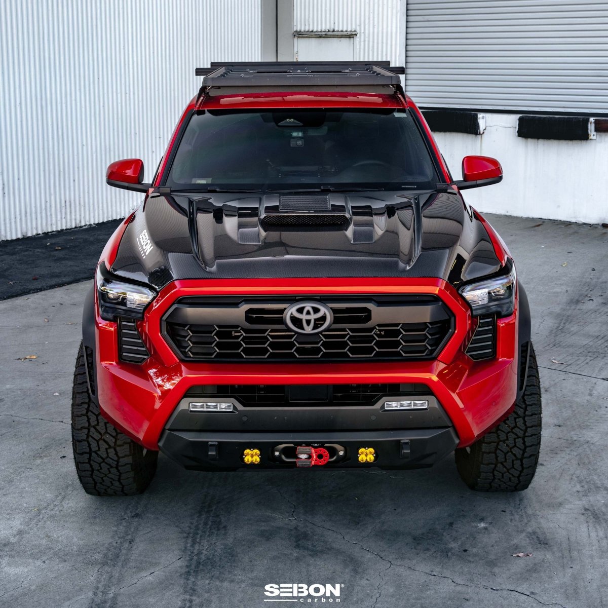 Seibon TR-Style Carbon Fiber Hood – 2024–2025 Toyota Tacoma