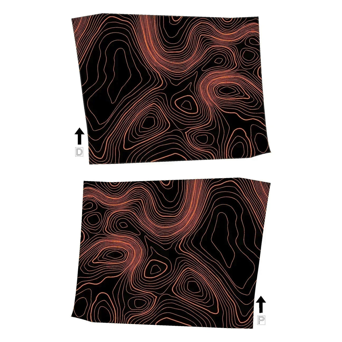 Topographic FRONT Door Armrest Panel Protection - 2024+ Tacoma / 2025+ 4Runner