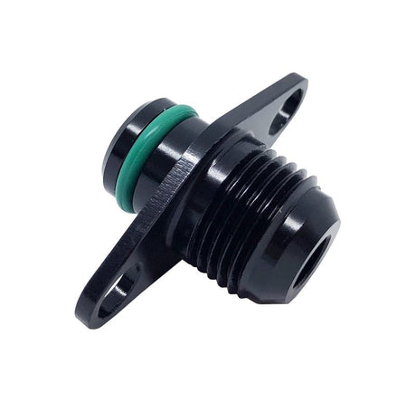 Torque solution - Treadstone - 6AN Fuel Rail Adapter Fitting for Mitsubishi / DSM / 3000GT / Stealth (Black Anodized)