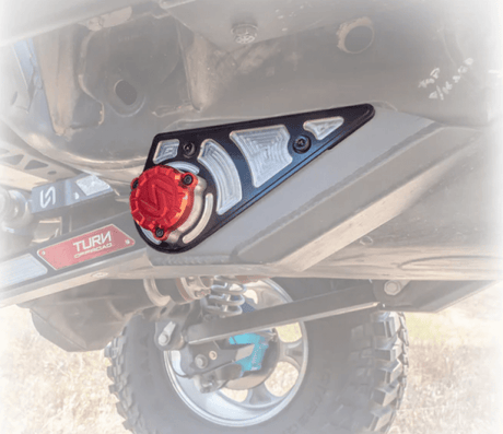 Turn Offroad - Turn Offroad 2021+ Ford Bronco Billet Lower Control Arm Mount Covers