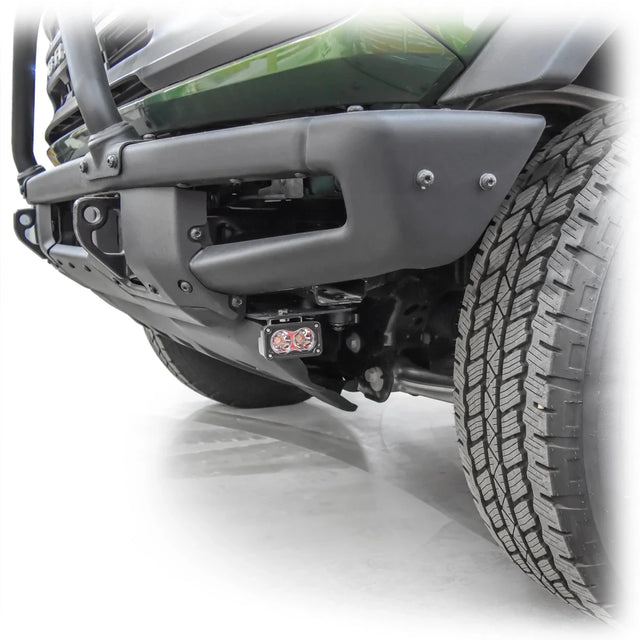 Turn Offroad - Turn Offroad Crash Bar Light Mount | 2021 - 2026 Ford Bronco | Hidden Bolt - On Auxiliary Light Bracket