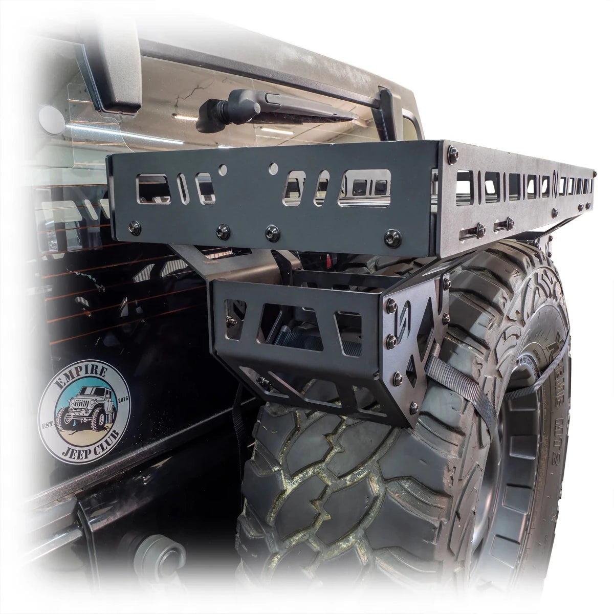Turn Offroad - Turn Offroad Universal Spare Tire Storage Rack
