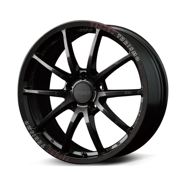 Verus - Versus VT125S 19X8.0 +42 5 - 108 Super Dark Gunmetal/MC/RAP (Red Clear) - Panda Motorworks