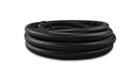 Vibrant Performance - Vibrant - 6 AN Black Nylon Braided Flex Hose w/ PTFE liner (5FT long)