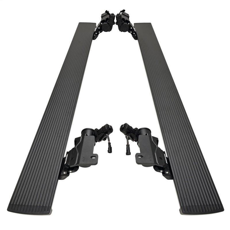 Westin - Westin 2024 Toyota Tacoma Double Cab Pro - E Electric Running Boards - Textured Black - Panda Motorworks