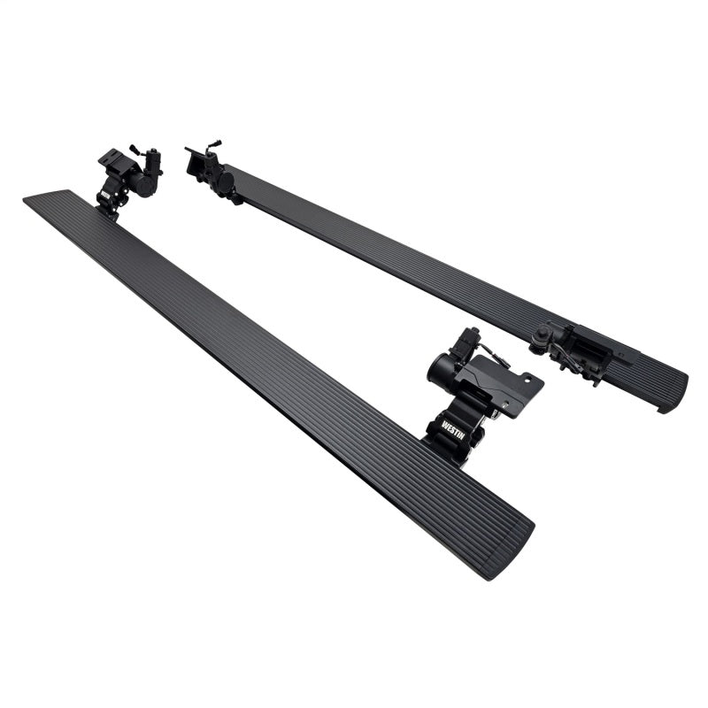 Westin - Westin 2024 Toyota Tacoma Double Cab Pro - E Electric Running Boards - Textured Black - Panda Motorworks