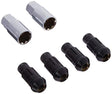 Wheel Mate / Muteki - Wheel Mate Muteki SR48 Open End Locking Lug Nut Set of 4 – Black (12x1.25, 48mm)